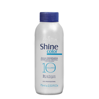 Água Oxigenada 10 Volumes 75ml Shine Blue para Cabelos em Oferta na Shopee