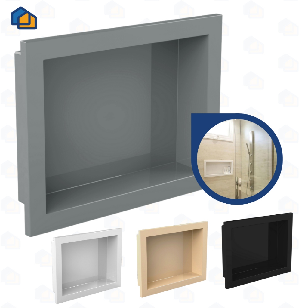 Nicho Para Cozinha e Banheiro 30x40 Embutir Resistente Alto Brilho Alta Densidade em Oferta na Shopee