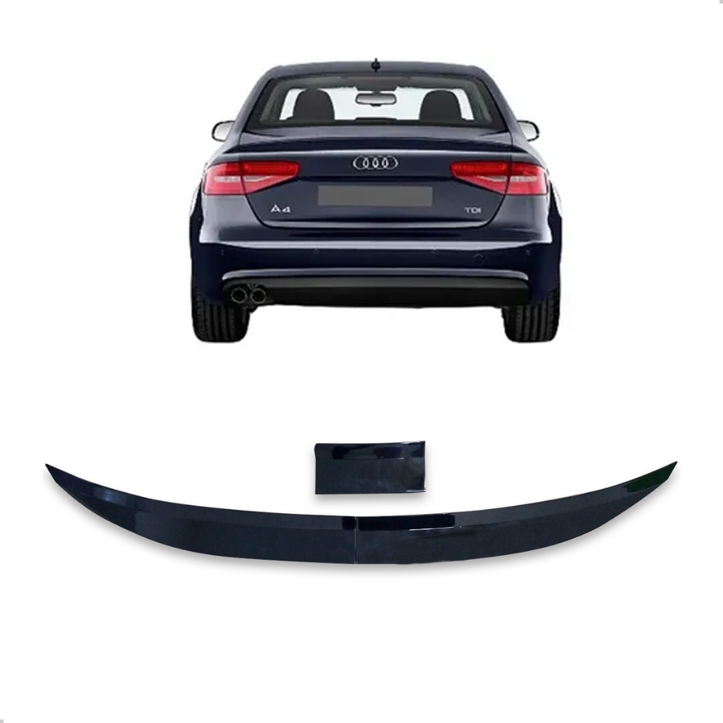 Aerofólio Para Audi A4 Sedan 1998 1999 2000 2001 2002 2003 2004 2005 2006 2007 2008 2009 2010 2011 12 A 2026 Black Piano em Oferta na Shopee