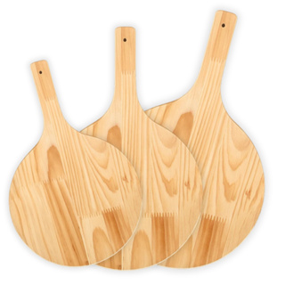 Pá de Pizza 30cm 35cm 40cm Madeira Pinus Cabo Curto Para Servir Cabo Curto  Pizzaria Varios Tamanhos em Oferta na Shopee