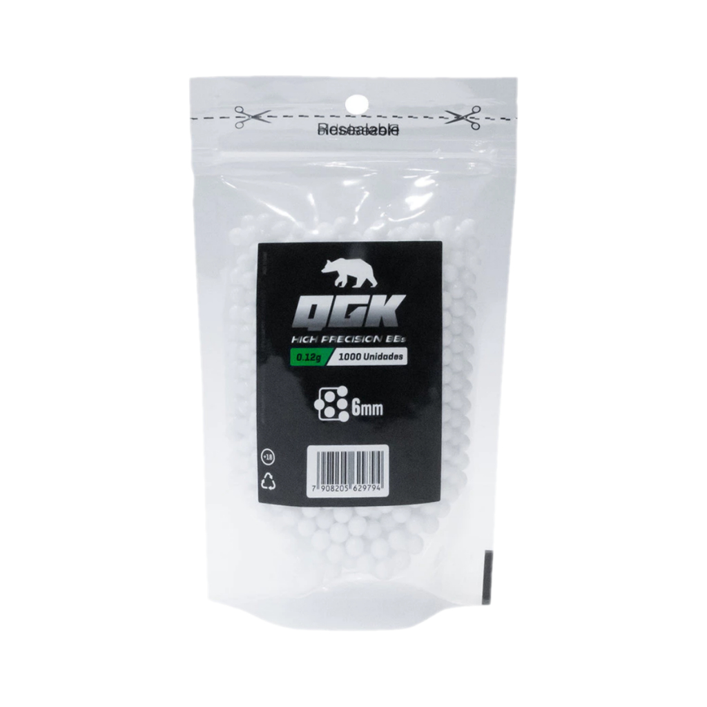 Esferas BB QGK 0.12g Branca Pacote com 1000un em Oferta na Shopee
