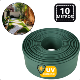 Limitador De Grama 10m com Bordas 10cm Reforçado Premium em Oferta na Shopee