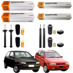 KIT 4 AMORTECEDOR GOL E PARATI G2 96 A 2000 ORIGINAL COFAP + KITS
