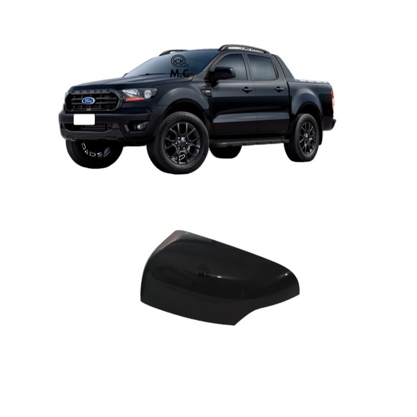 Capa Retrovisor C/furo Ford Ranger 2013/2022 Black Piano Original Lado Esquerdo