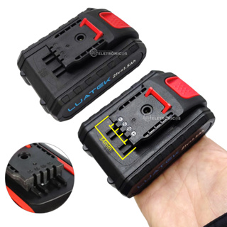 Bateria Kit com 2 21V 1.5Ah Íon-Ltio Alta Performance para Uso Profissional – BATLUATEK21V15A em Oferta na Shopee