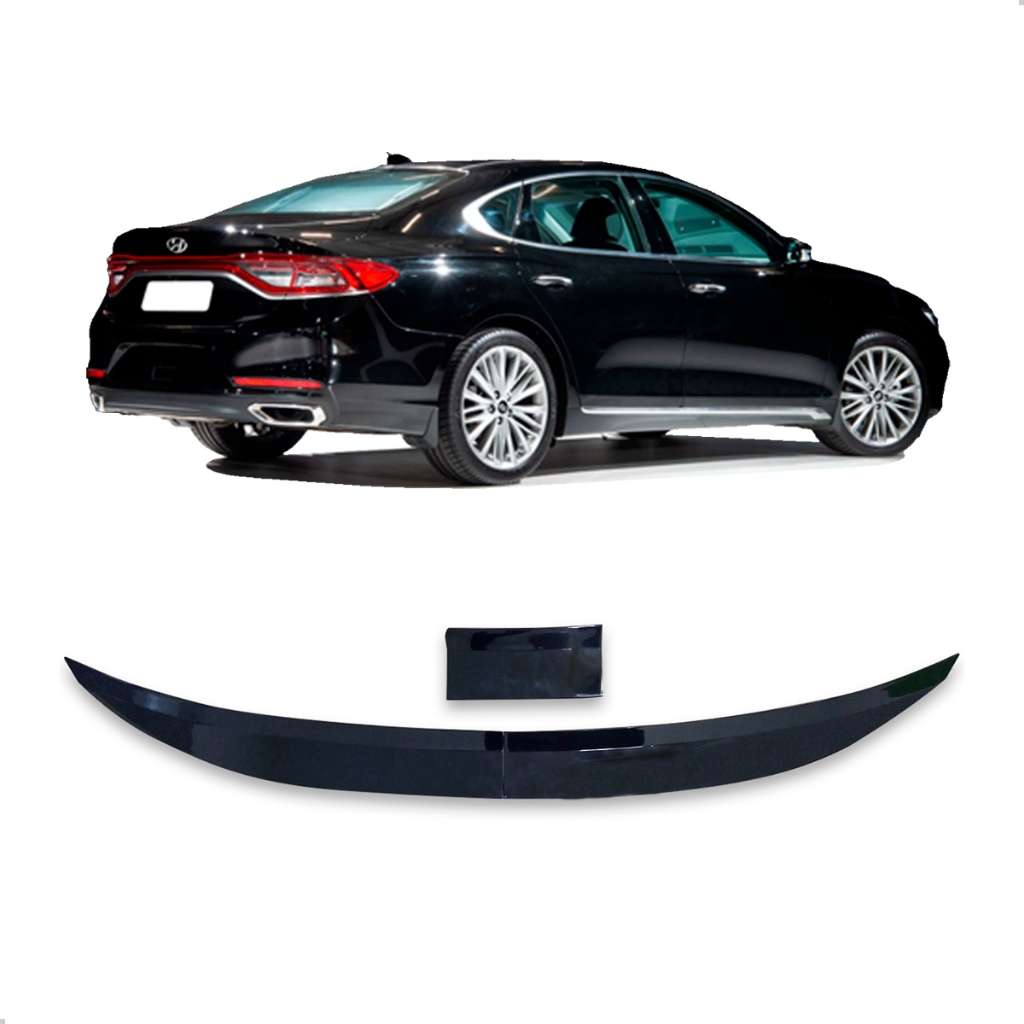 Aerofólio Para Hyundai Azera 2006 2007 2008 2009 2010 2011 2012 2013 2014 2015 2016 2017 2019  2020 Black Piano