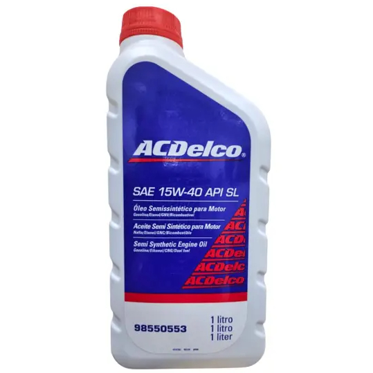 Óleo de Motor SAE 15W40 API SL Semissintético ACDelco