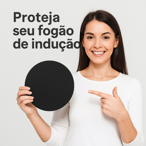 Imagem Protetor Fogão Cooktop Indução Antiderrapante Tapete Unitário Kit 2 ou 4 unidades