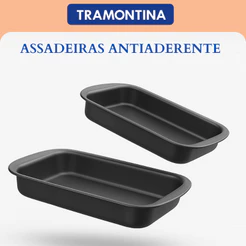 Jogo Assadeiras Tramontina Antiaderente Starflon Max 22cm e 28cm