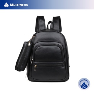 Bolsa De Mochila Feminina Com Estojo De Costas Em Couro Sintético  Multineos em Oferta na Shopee