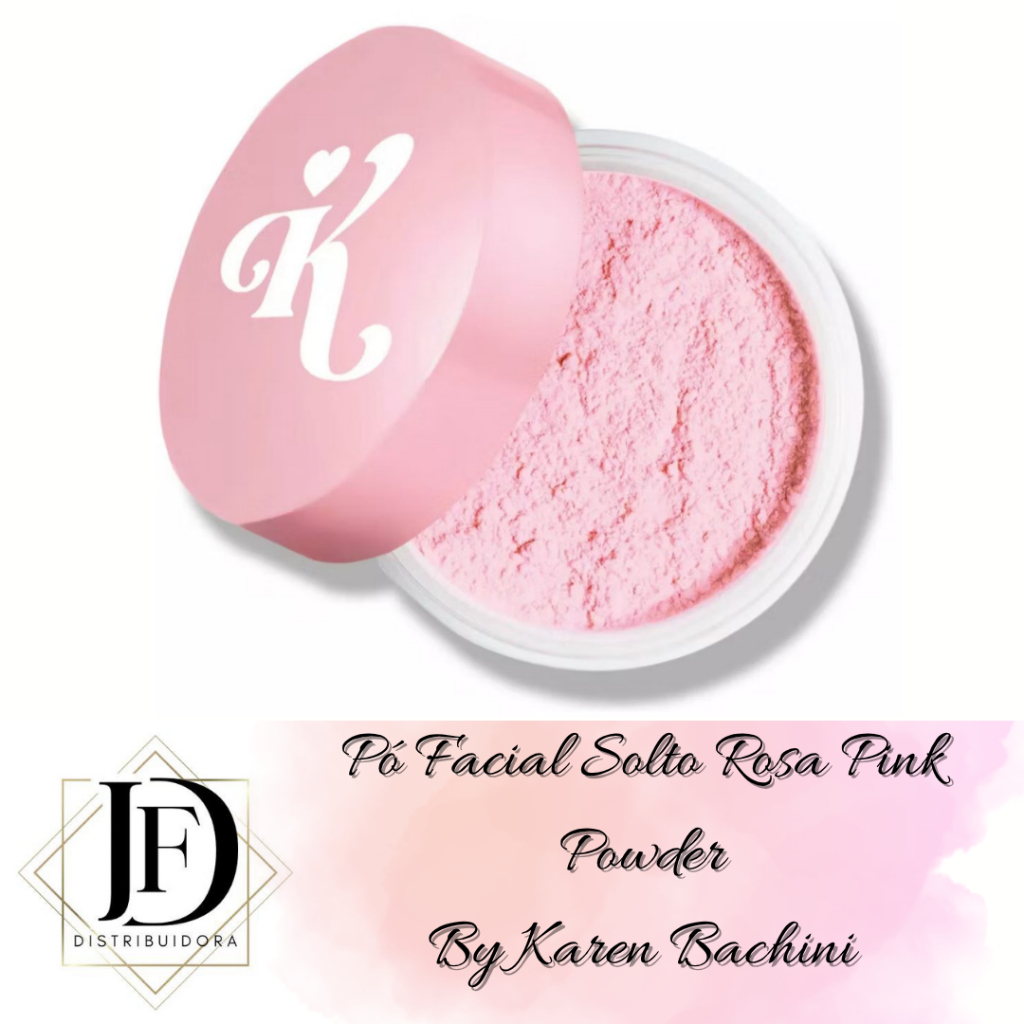 PÓ FACIAL SOLTO ROSA PINK POWDER BY KAREN BACHINI