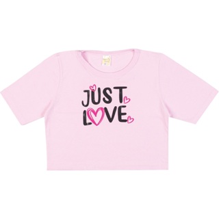 Blusa cropped - JD Kids - 3622 em Oferta na Shopee