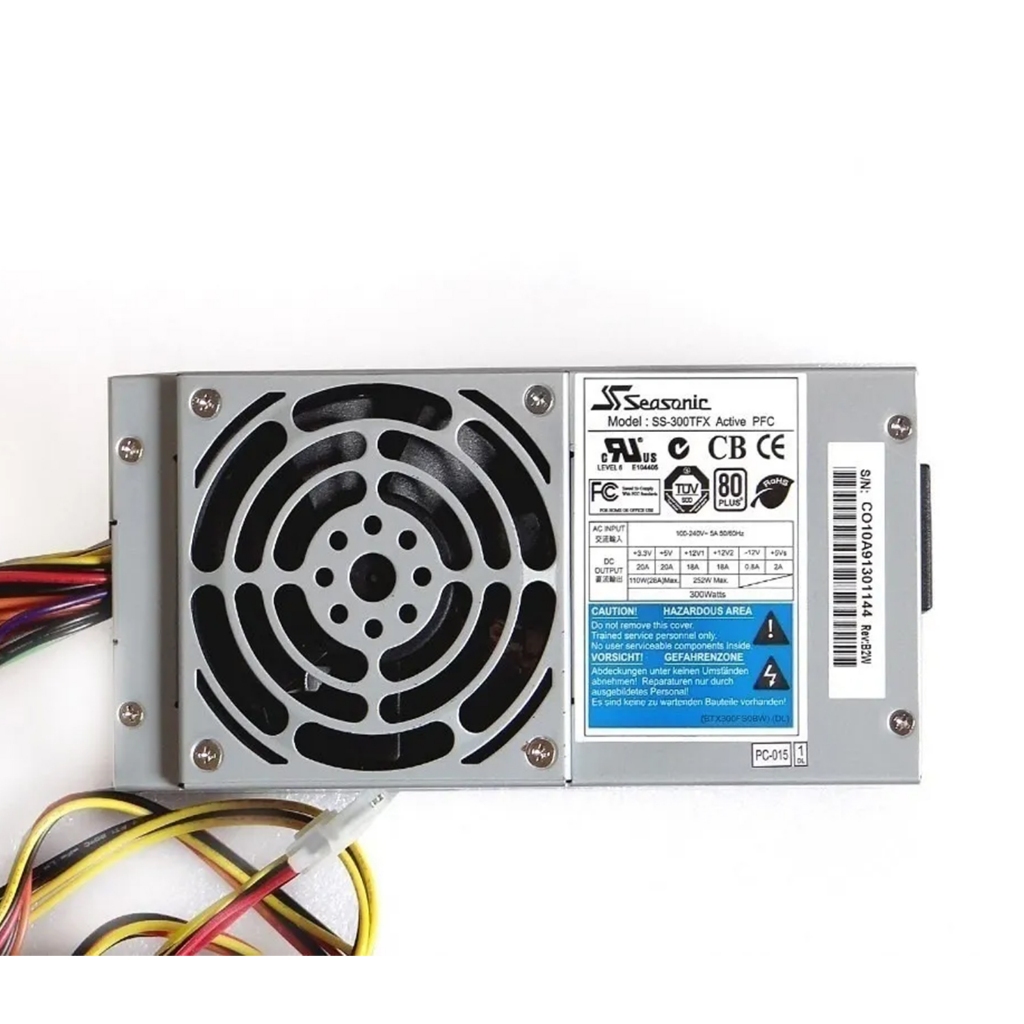 Fonte Slim Para Dell Optiplex 80 Plus 3010 7010 390 790/990 Prata / 127/220V