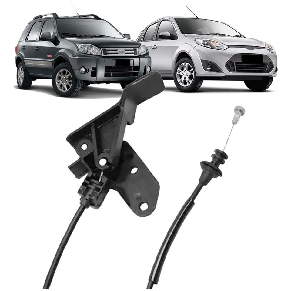Cabo Puxador Com Alavanca Abertura Capô Ecosport Fiesta 2003 2004 2005 2006 2007 2008 2009 2010 2011 2012 em Oferta na Shopee