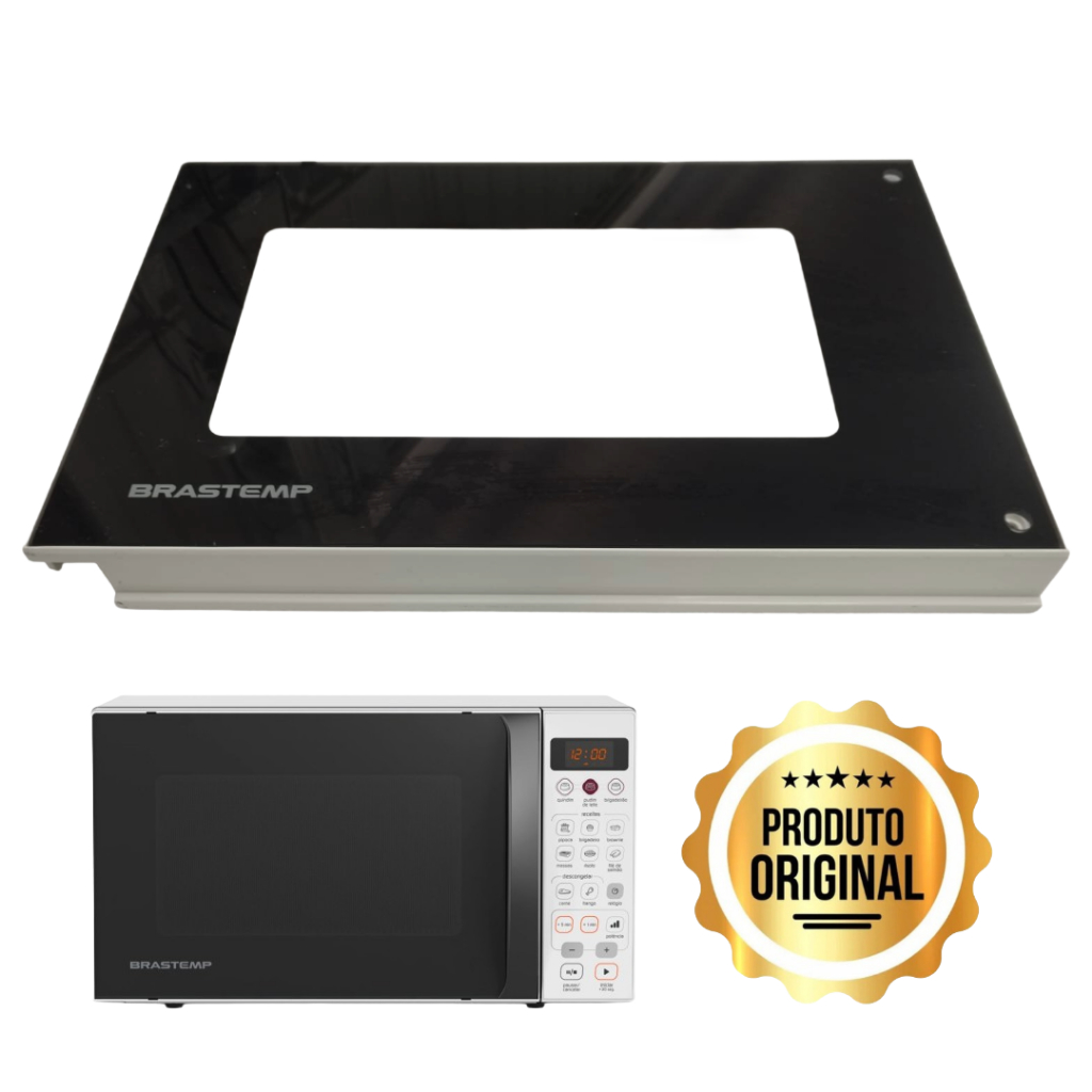 Porta Original (sem corpo e sem puxador) para Microondas Brastemp BMP20