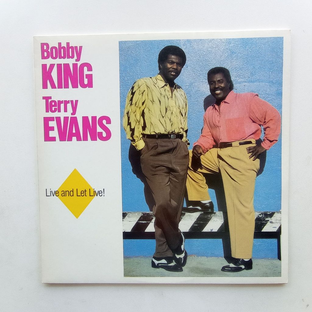 Disco LP - Bobby King & Terry Evans Live and Let Live! - 1988 - Nacional