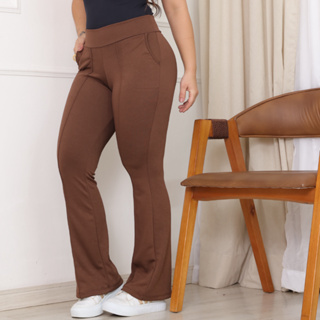 Calça Flare Feminina Calça Feminina Calça Social Feminina Bailarina Varias Cores em Oferta na Shopee