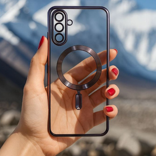 Capinha Transparente com Indução Magnética Proteção Na Câmera Samsung S20FE,21FE,23FE,A34,A54 em Oferta na Shopee