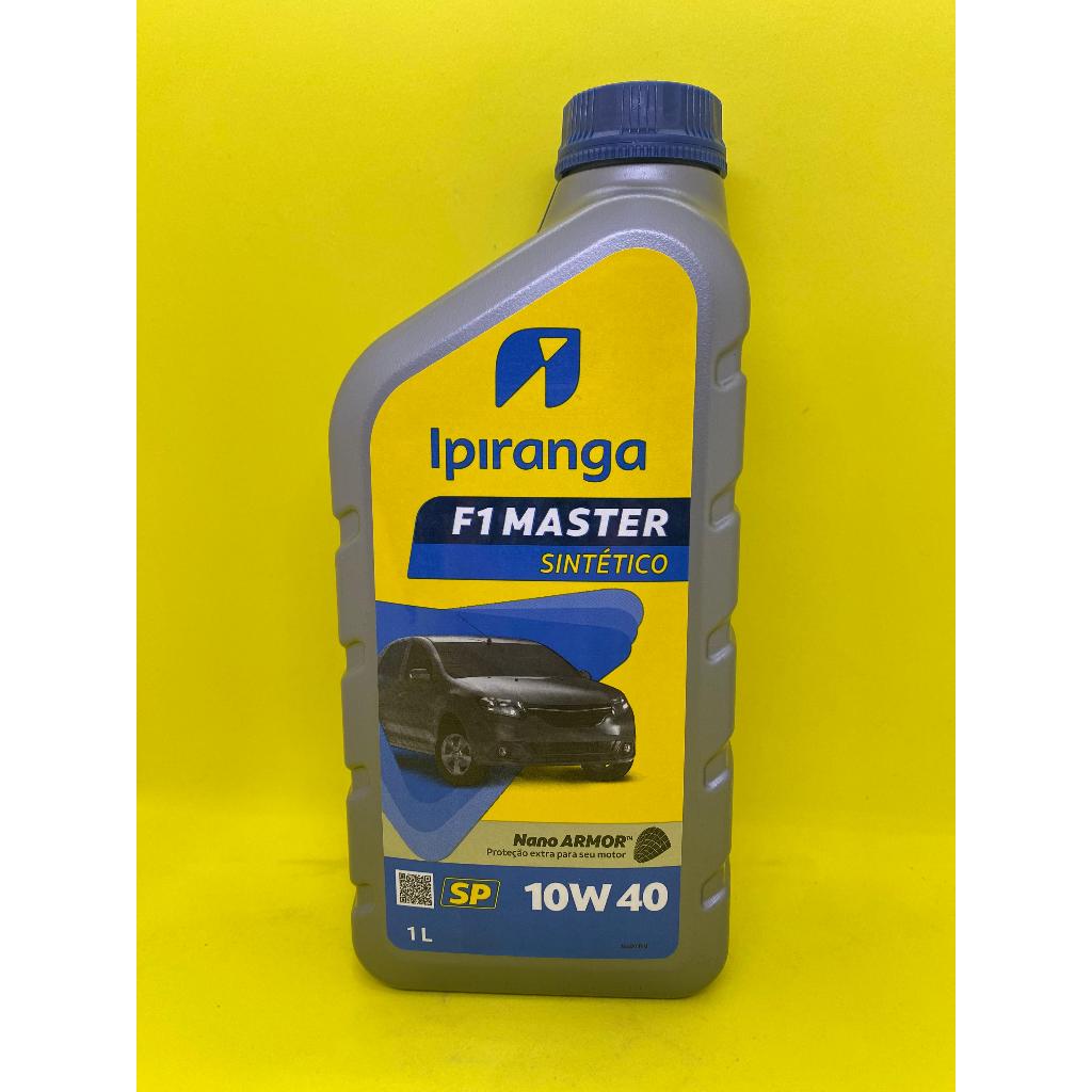ÓLEO 10W40 SP SINTÉTICO LUBRIFICANTE IPIRANGA F1 MASTER 1L CHEVROLET (GM) CITROEN FIAT NISSAN PEUGEOT RENAULT VOLKSWAGEN em Oferta na Shopee