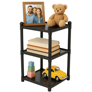 Estante 3 Prateleiras Modular Plástico Organizador Multiuso em Oferta na Shopee