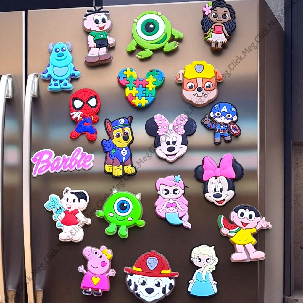 Kit 10 Ímãs Divertidos Sortidos | Ímãs Criativos para Geladeira, Presentes ou Brindes em Oferta na Shopee