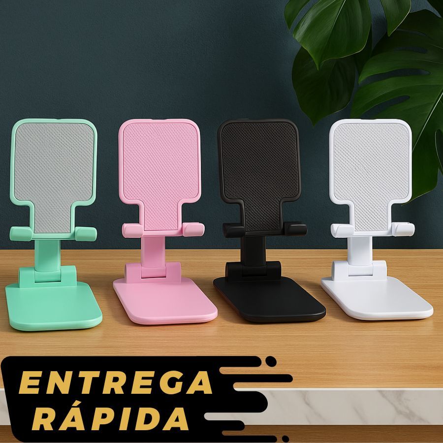 Suporte Dobrável Celular e Tablet Ajustável Mesa Portátil Reforçado Promoção Frete Grátis