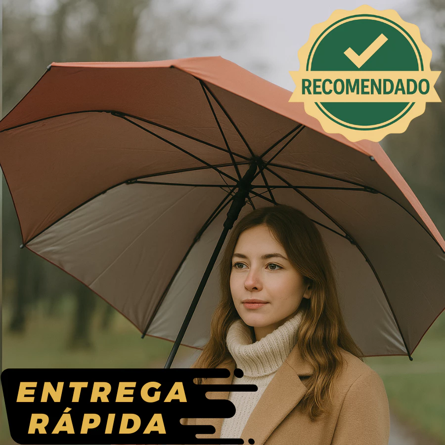 Guarda Chuva Dupla Face Reforçado Contra Raios UV Dobrável Compacto Manual Portátil Secagem Rápida — imagem 1