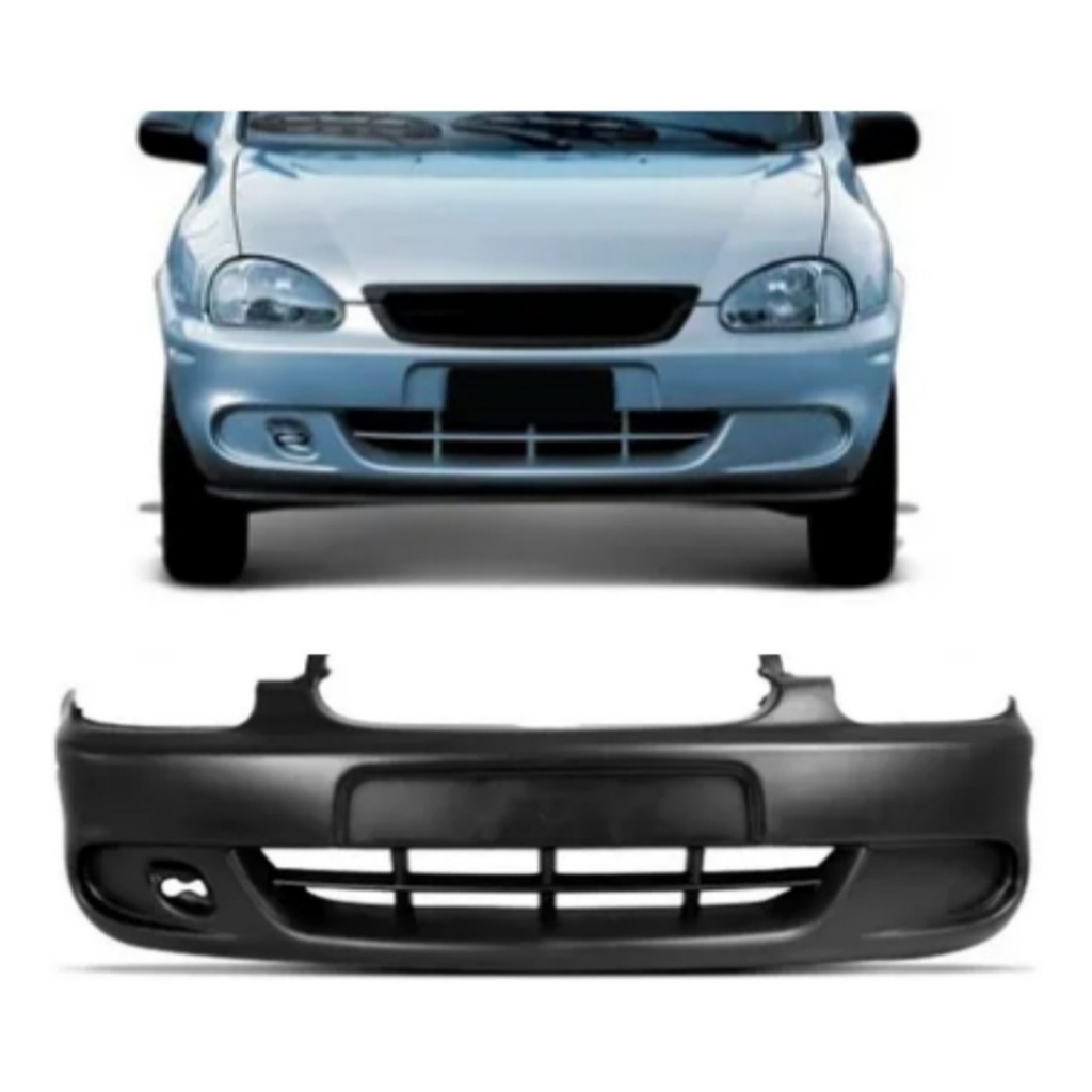 PARACHOQUE DIANTEIRO CORSA  SEDAN / CLASIC /WAGON 1999 / 2008  PRETO  LISO S/ FURO