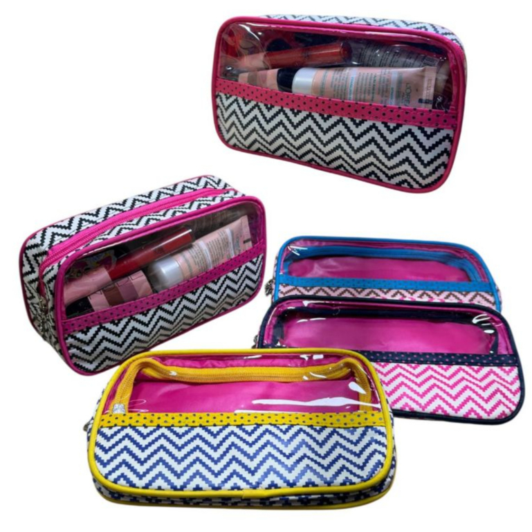 Necessaire Feminina Bolsa Organizador De Maquiagens E Cosméticos Para Viagem