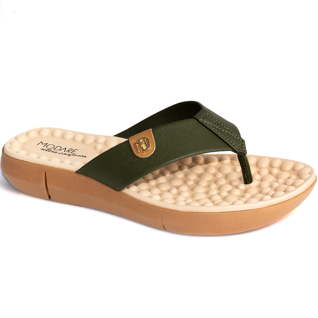 Detalhes do Chinelo Ortopedico Modare Feminino Esporão Massageador Macio