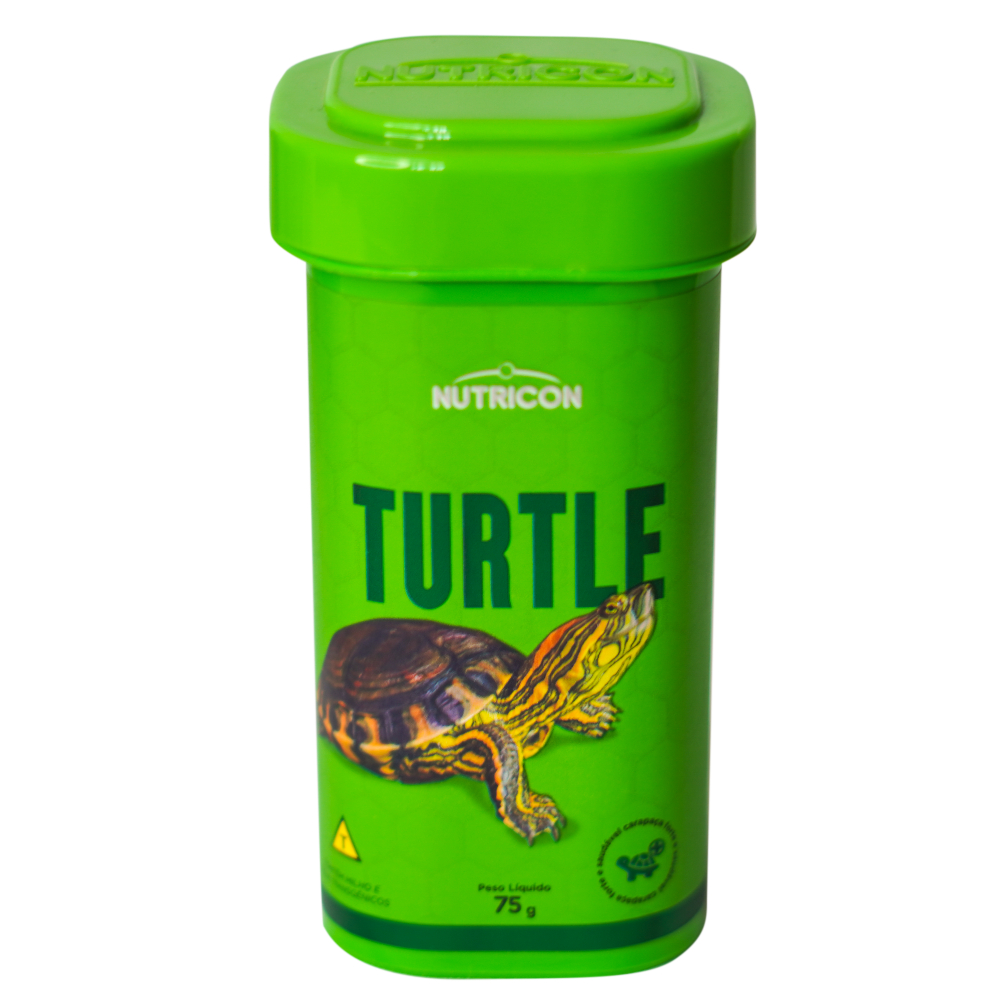 Ração Nutricon Turtle 75g para tartarugas aquaticas
