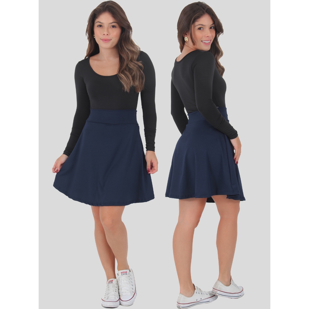 Short Saia Moda Feminina e Evangelica Academia em Oferta na Shopee