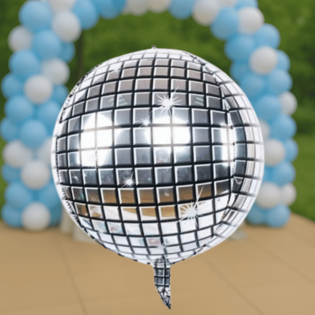 Balão Globo Espelhado 4D Disco 60cm Decoração Festa Retrô Anos 80 90 Balada em Oferta na Shopee