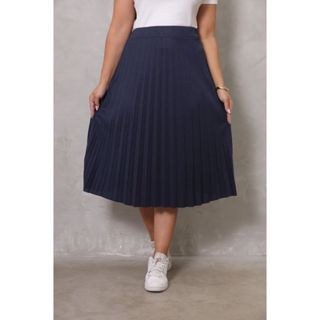 Saia Midi Plissada – Moda Evangélica Elegante e Casual ✨ em Oferta na Shopee