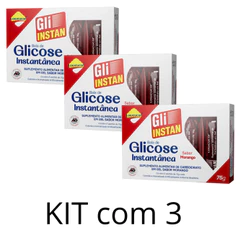 Kit C/ 3 Gli-instan Lowçúcar (Açúcar Liquido) Sabor Morango 5x15g - Lightsweet