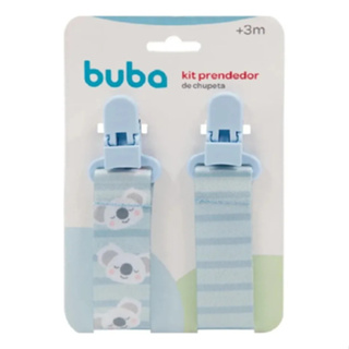 Kit 2 Prendedores de Chupeta Menino Azul Buba – Estampa Coala | Antiperda p/ Bebê +0M em Oferta na Shopee