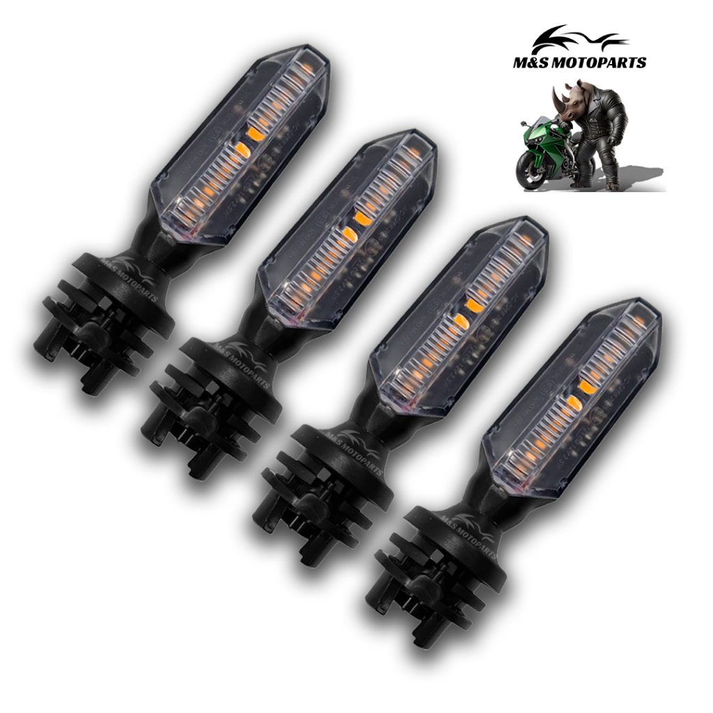 Kit C/ 4 Pisca Led Seta Honda CB250f Twister 2019 Fan Titan