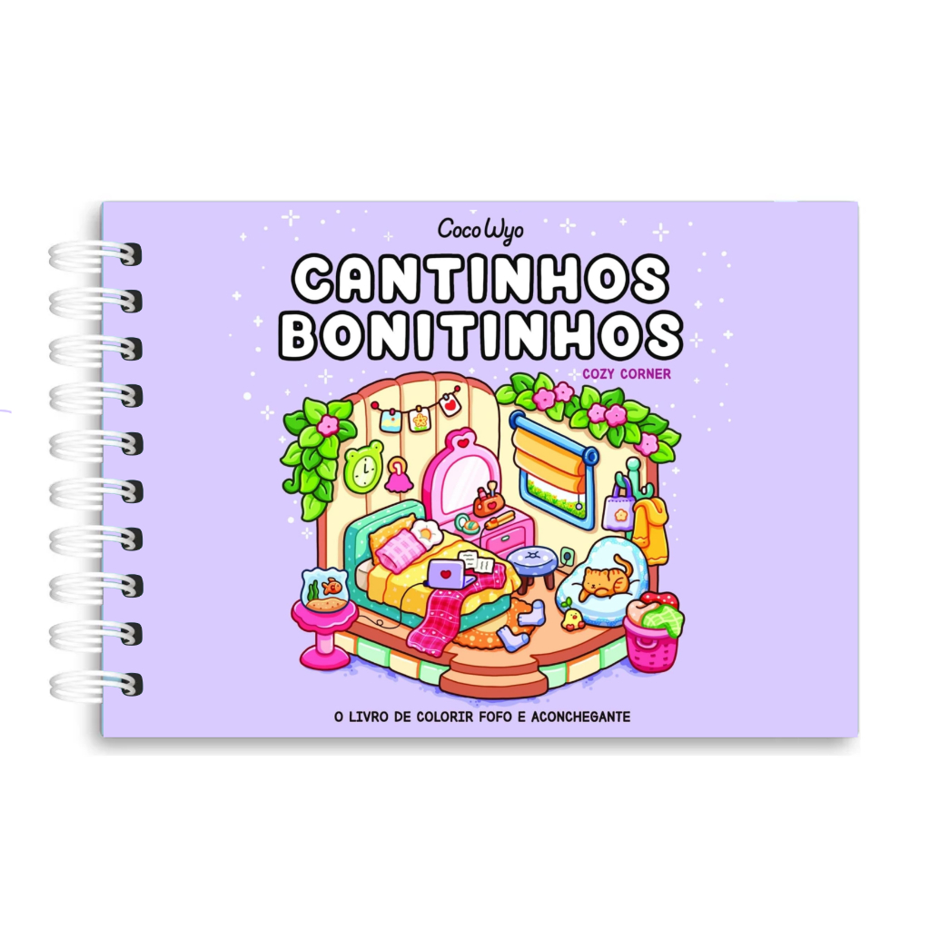 Livro Cantinhos Bonitinhos - 47 páginas - Capa dura