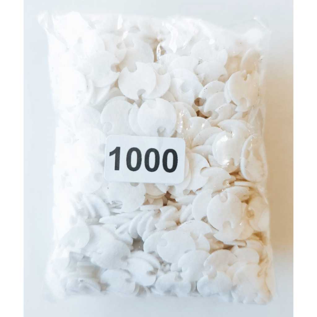500, 1000, 2000 OU 3000 UNIDADES DE TRAVA/TRAVINHA EM FELTRO PARA ARTESANATO PET 1,2X1,2CM - MELHOR QUALIDADE DO MERCADO em Oferta na Shopee