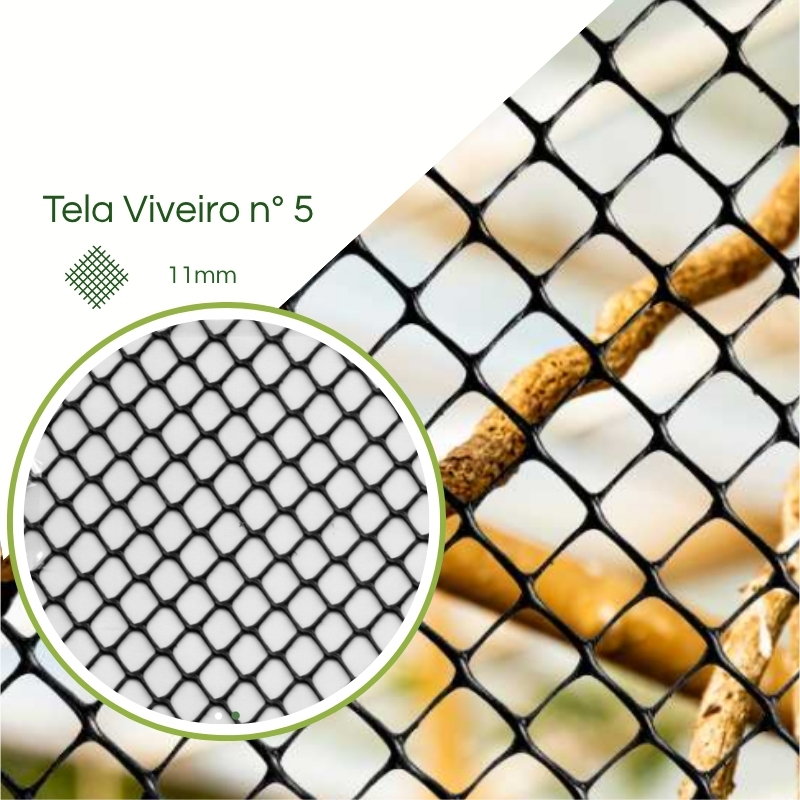 Tela Plástica altura 1metro multiuso, jardim, cercamento, animais, jardim, quadro vivo Tela VIVEIRO malha 13mm, Preto