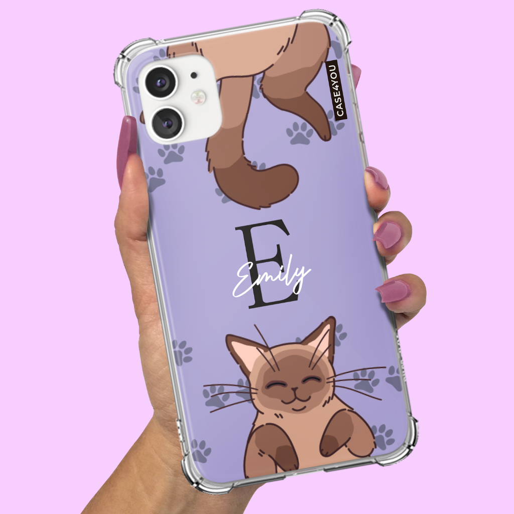 Capa Capinha para Samsung Galaxy A01 A02 A03 A03s A03 Core A04 A04s A04e A05 A05s A06 A07 Personalizada Meu Gato