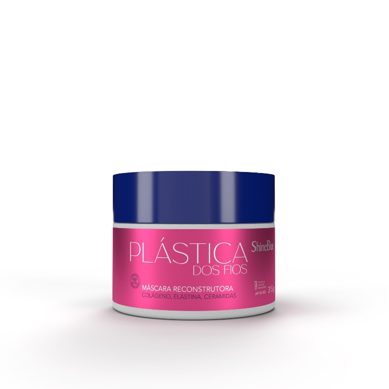 Mascara Shine Blue Plastica Dos Fios 315g em Oferta na Shopee