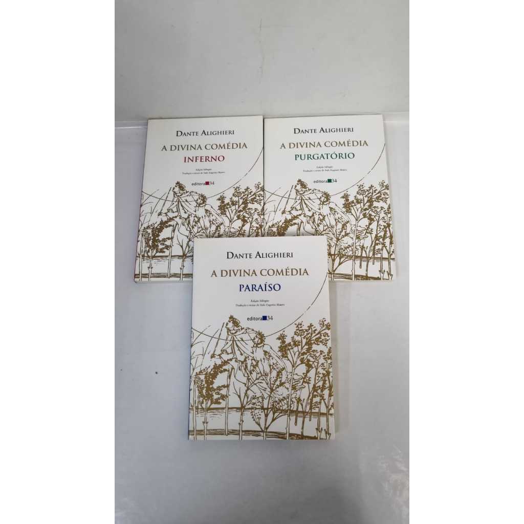 Livro  Dante Alighieri A Divina Comédia Inferno Purgatório Paraiso Editora 34 A5146