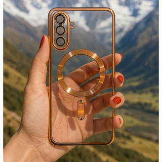 Capinha Transparente com Indução Magnética Proteção Na Câmera Samsung A15,A16,A35,A36,A55,A56 em Oferta na Shopee