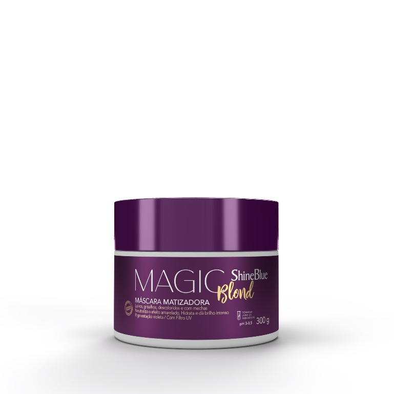Máscara Shine Blue Magic Blond 250g em Oferta na Shopee