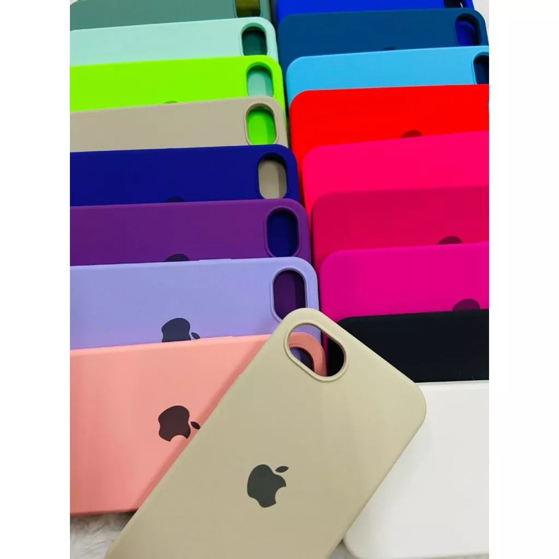 CAPA CAPINHA CASE PARA IPHONE 16E NORMAL A SILICONE INTERIOR AVELUDADA COM CÂMERA ABERTA