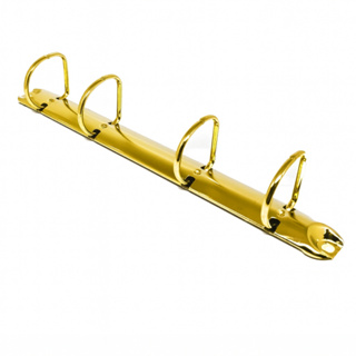 10 Garra Para Fichário Dourado 4 Argolas D A5 - 25mm Dourada Ferragem Fichário Pasta Encadernação em Oferta na Shopee