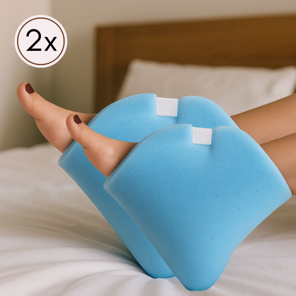 Kit 2 protetor para calcanhar em espuma prevenção de lesões e anti escaras para acamados