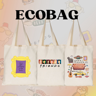 Bolsa Ecologica Ecobag "Diversas artes de FRIENDS" - 100% ALGODÃO em Oferta na Shopee