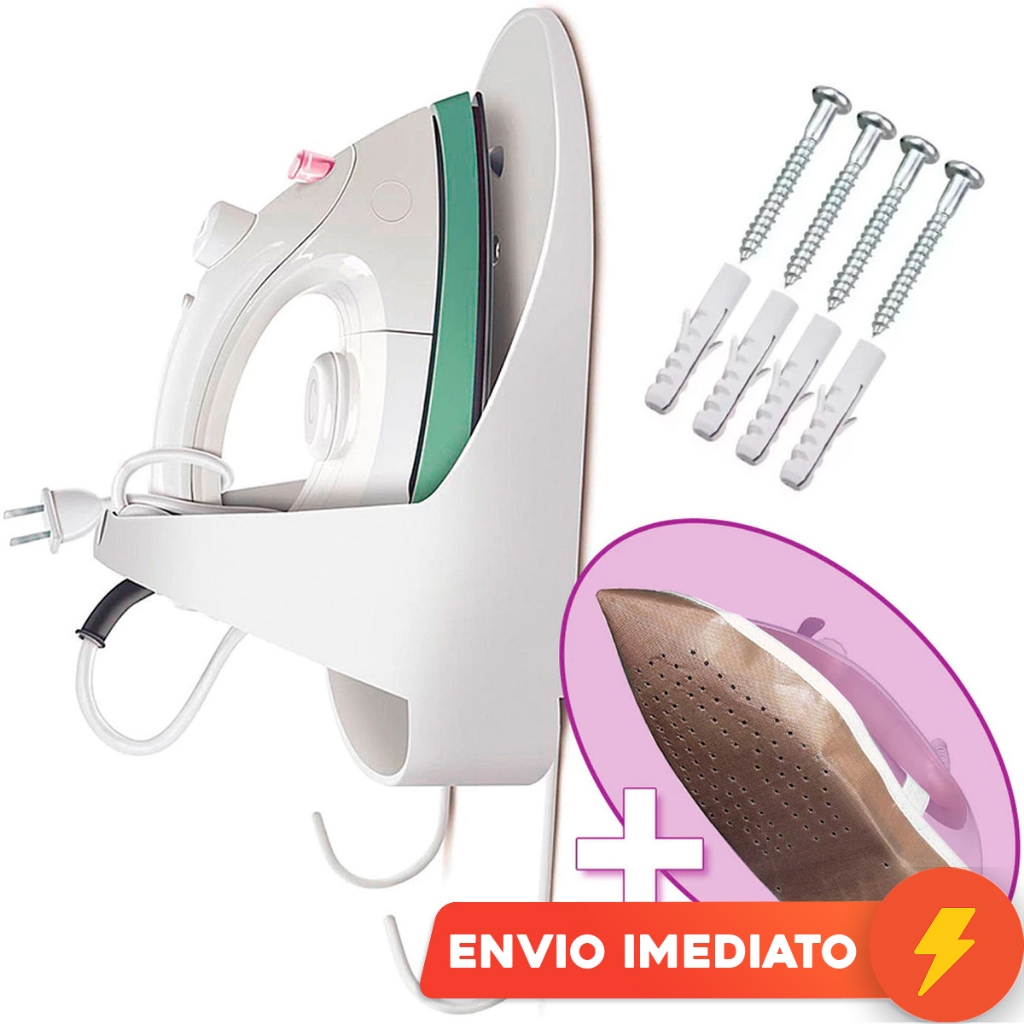 Suporte Para Ferro De Passar Roupa Tábua Sapata Anti-brilho
